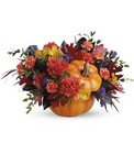 Hauntingly Pretty Pumpkin Bouquet Cottage Florist Lakeland Fl 33813 Premium Flowers lakeland